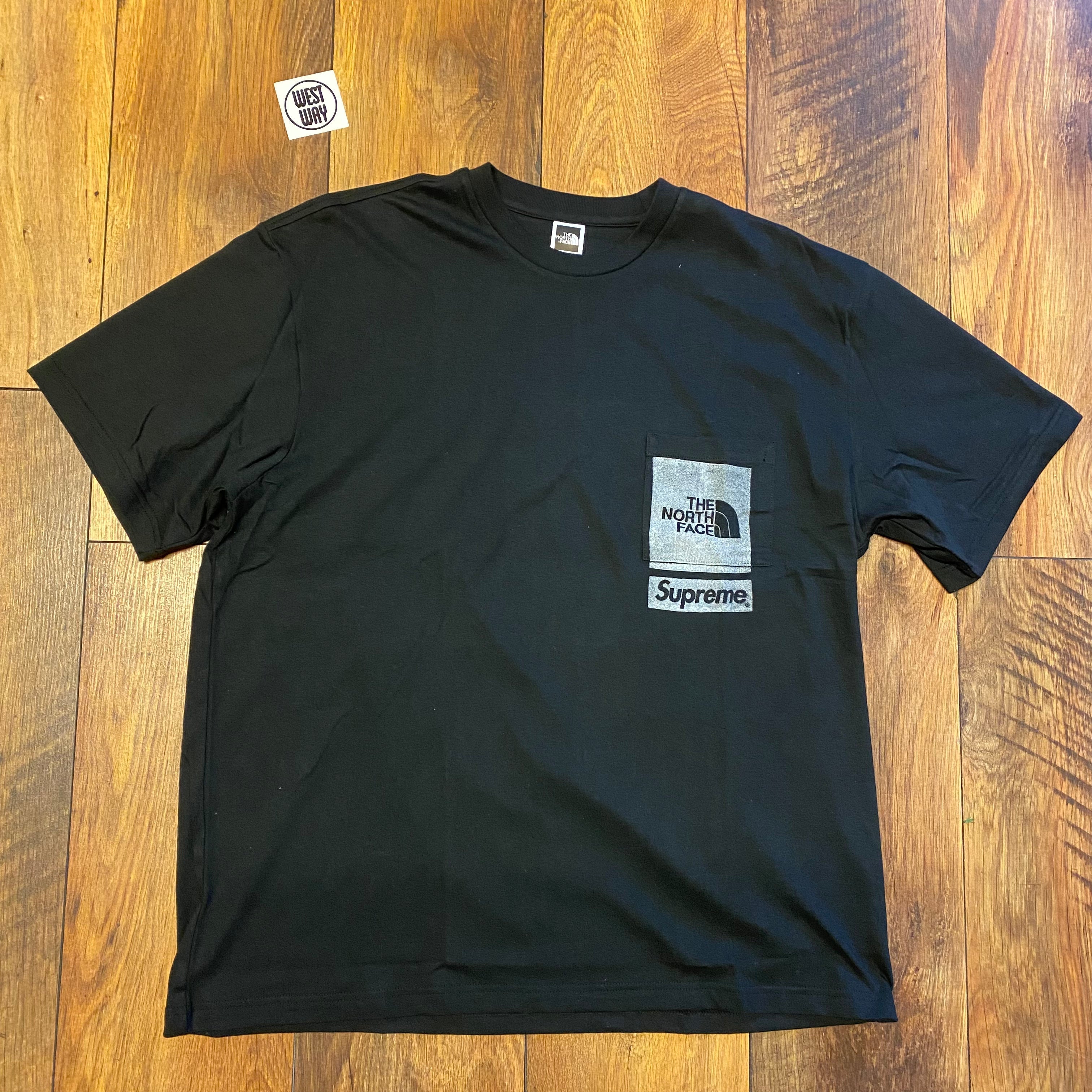 Supreme SS23 X The North Face Pocket Tee - Black – West Way